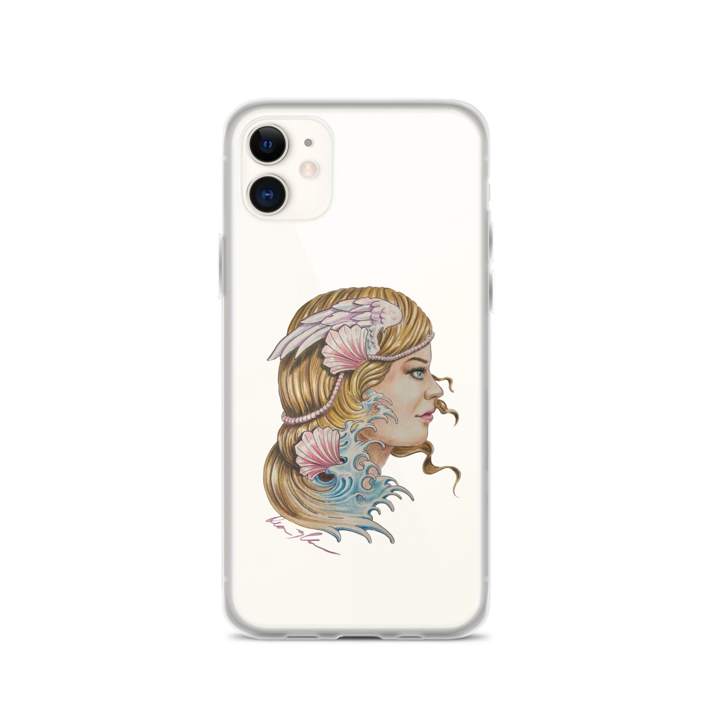 "Aphrodite" Dean McKee Original Clear Case for iPhone®