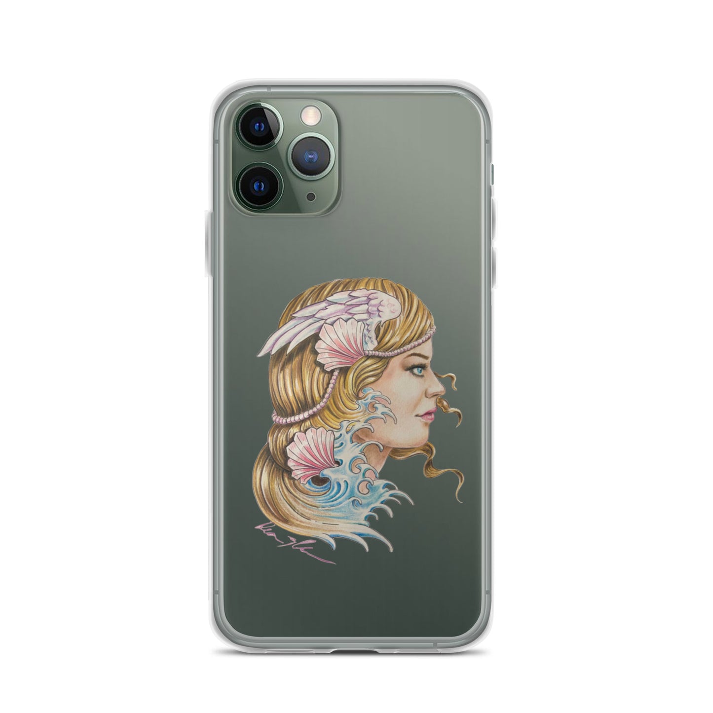 "Aphrodite" Dean McKee Original Clear Case for iPhone®