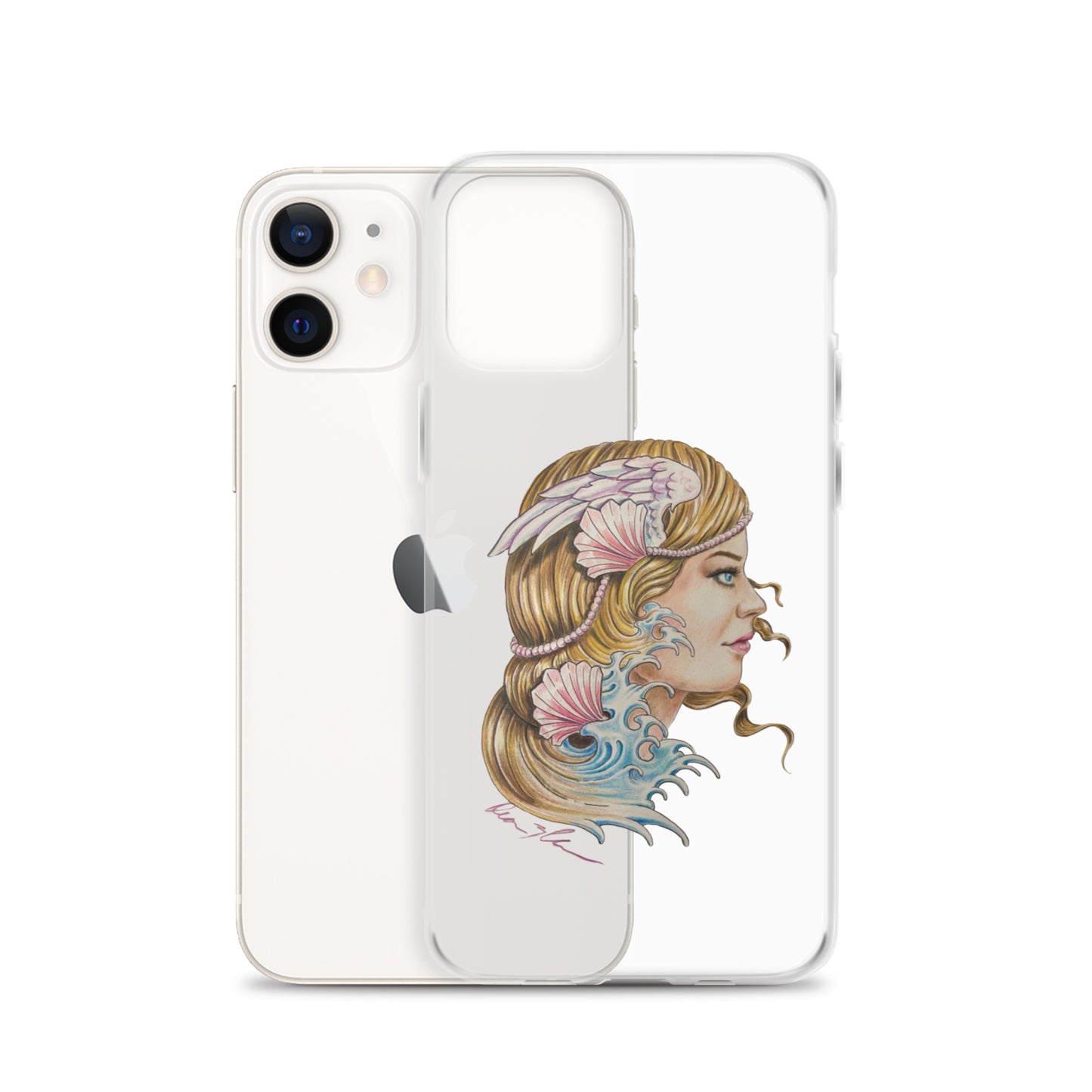 "Aphrodite" Dean McKee Original Clear Case for iPhone®