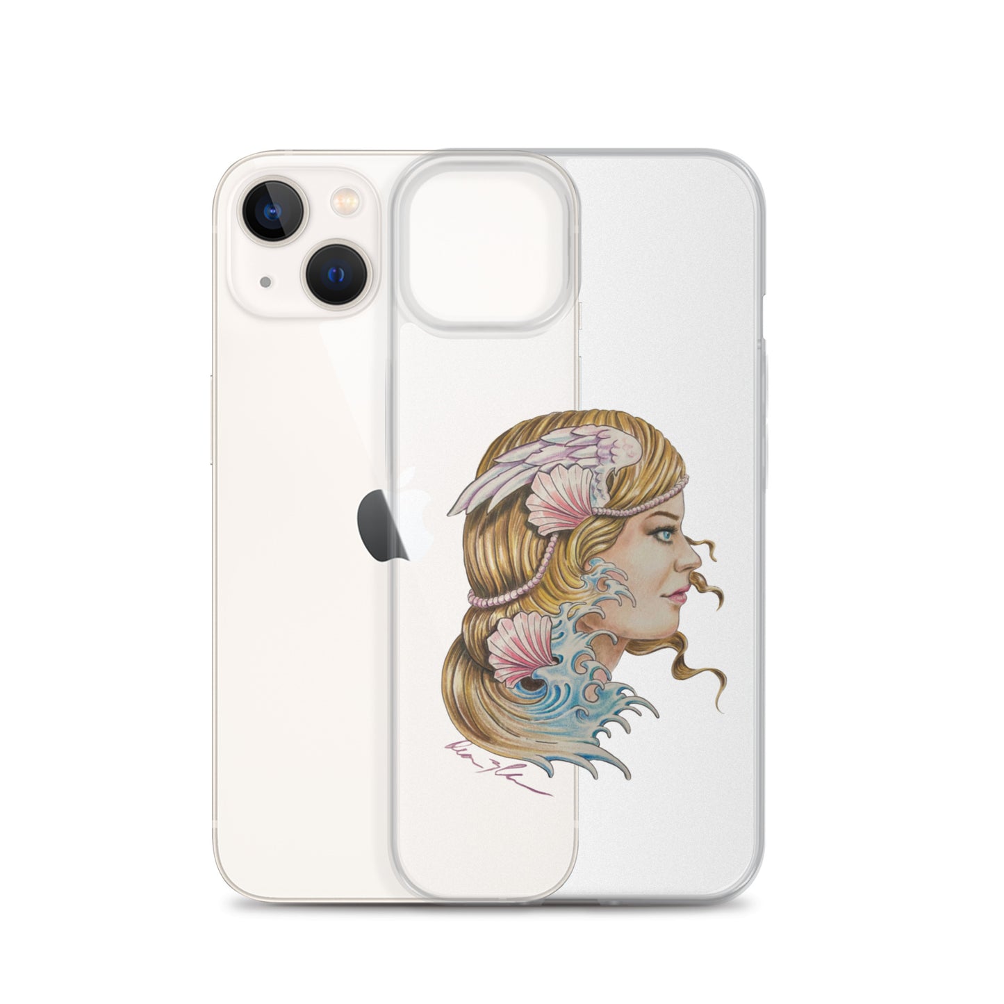 "Aphrodite" Dean McKee Original Clear Case for iPhone®