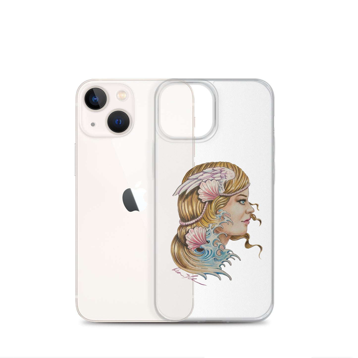 "Aphrodite" Dean McKee Original Clear Case for iPhone®