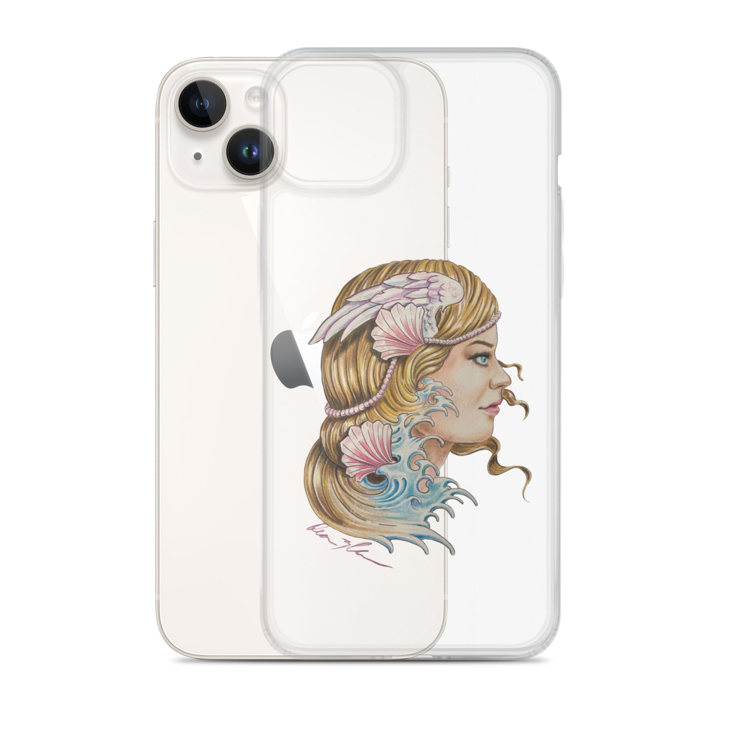 "Aphrodite" Dean McKee Original Clear Case for iPhone®