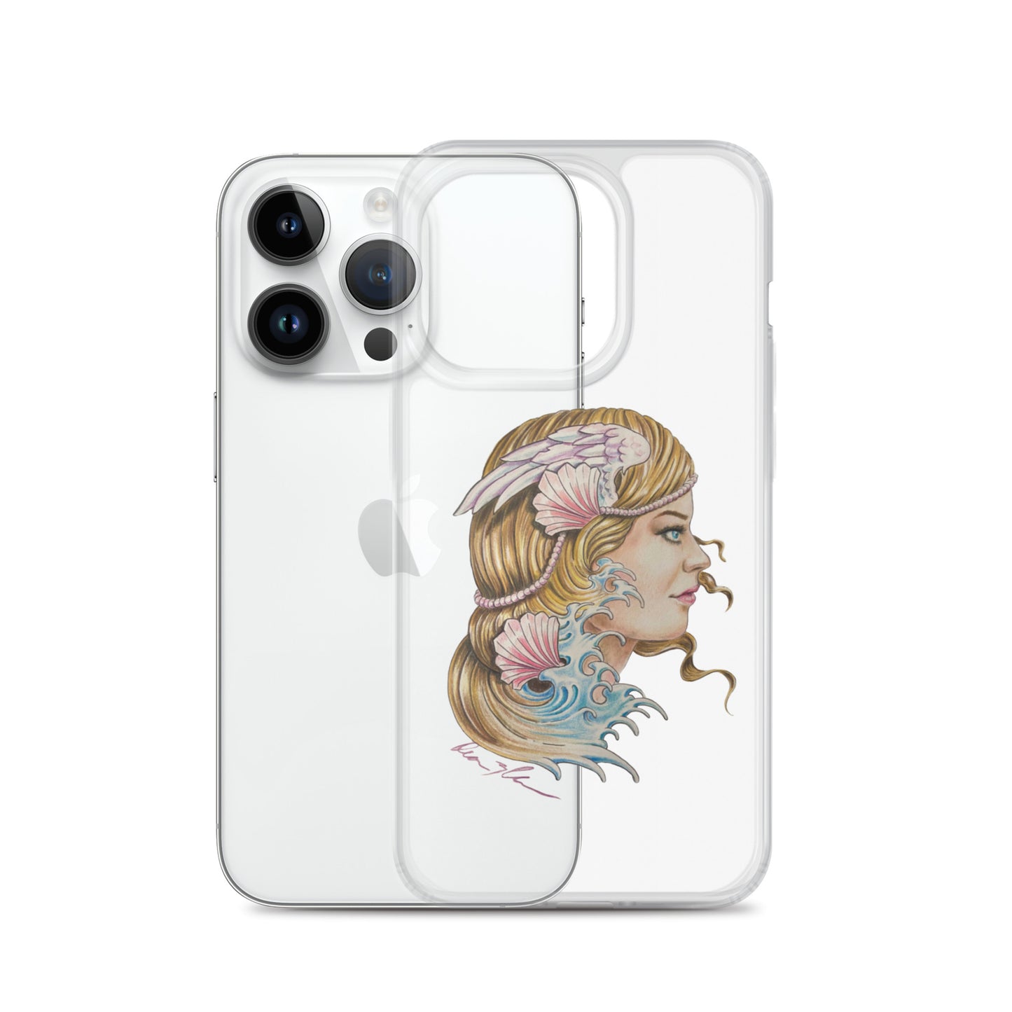 "Aphrodite" Dean McKee Original Clear Case for iPhone®