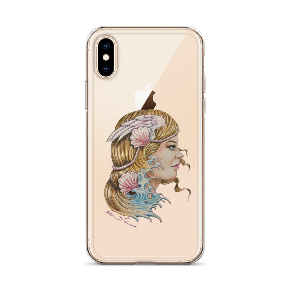 "Aphrodite" Dean McKee Original Clear Case for iPhone®