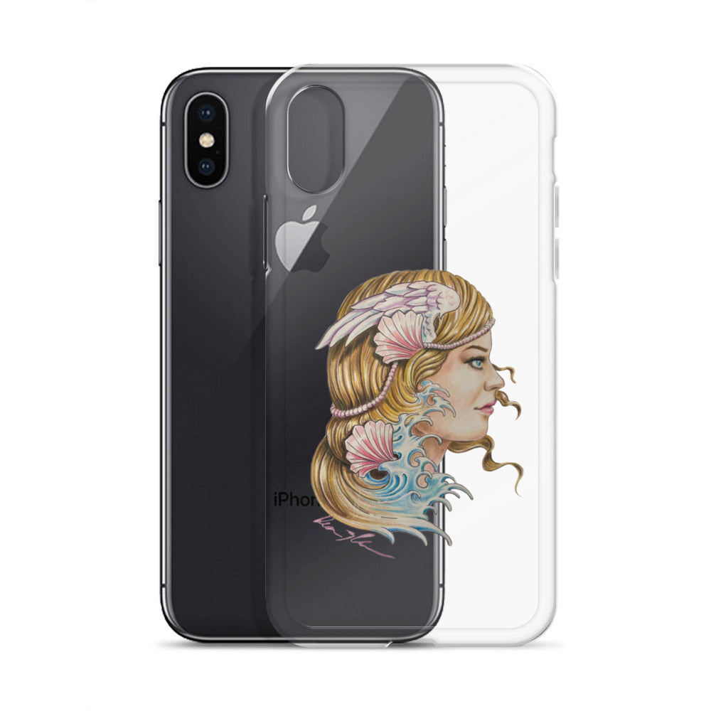"Aphrodite" Dean McKee Original Clear Case for iPhone®