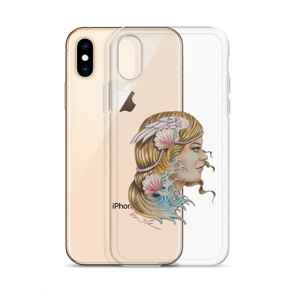 "Aphrodite" Dean McKee Original Clear Case for iPhone®