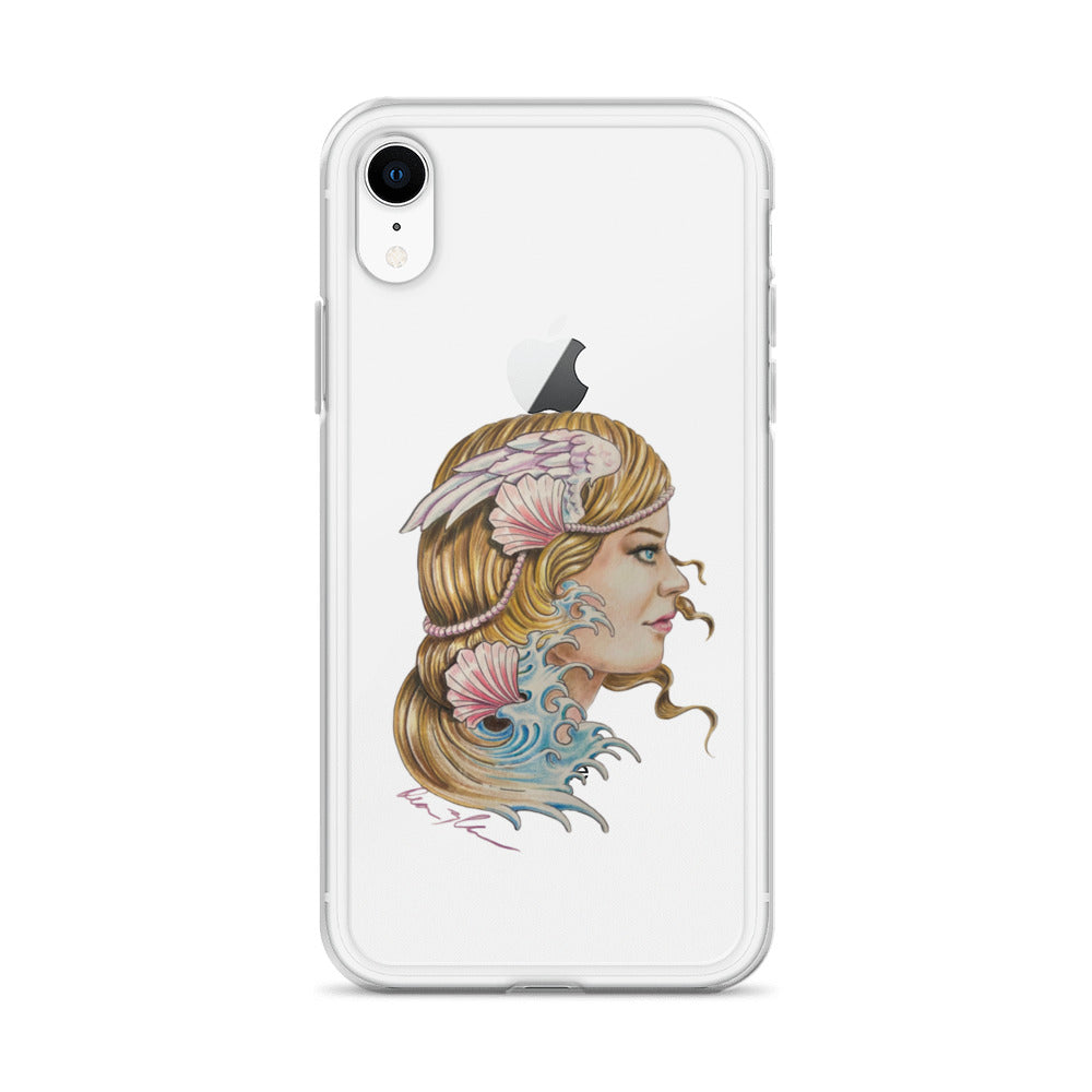 "Aphrodite" Dean McKee Original Clear Case for iPhone®