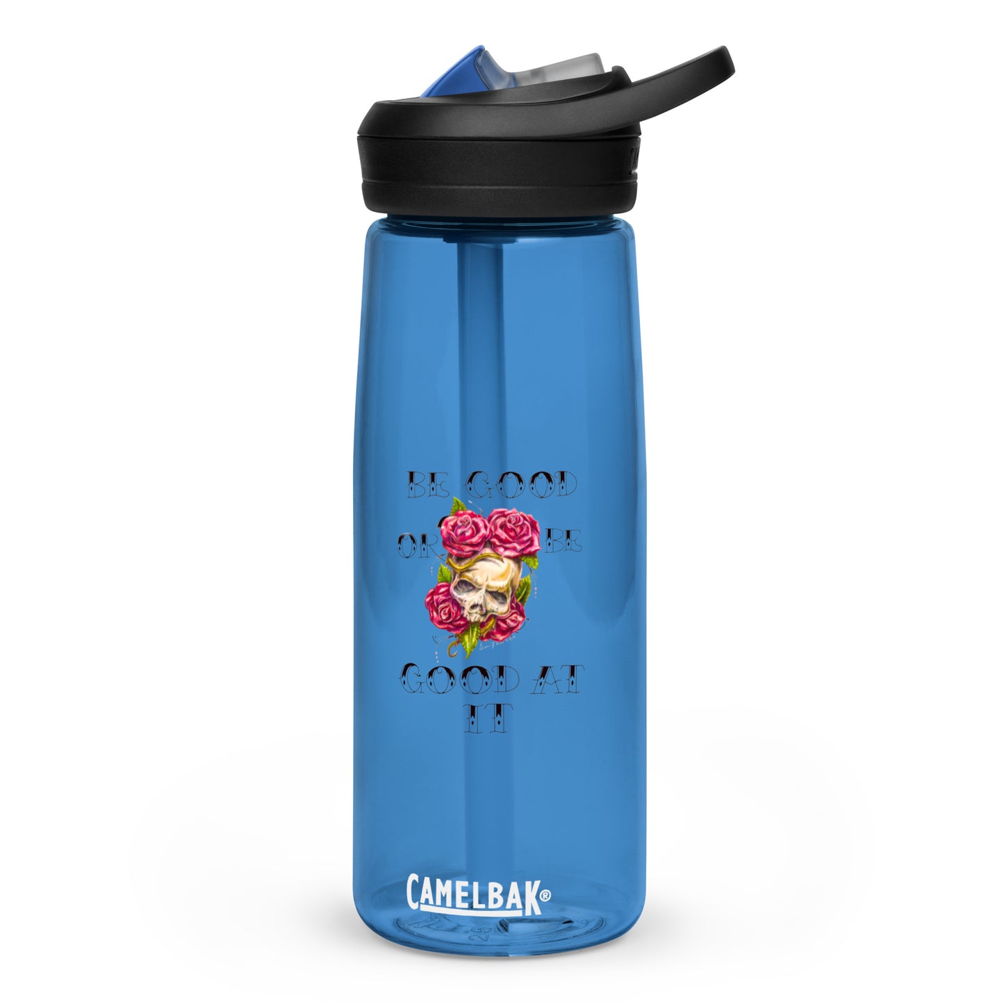 "Be Good or Be Good at It" Dean McKee Original Sports water bottle