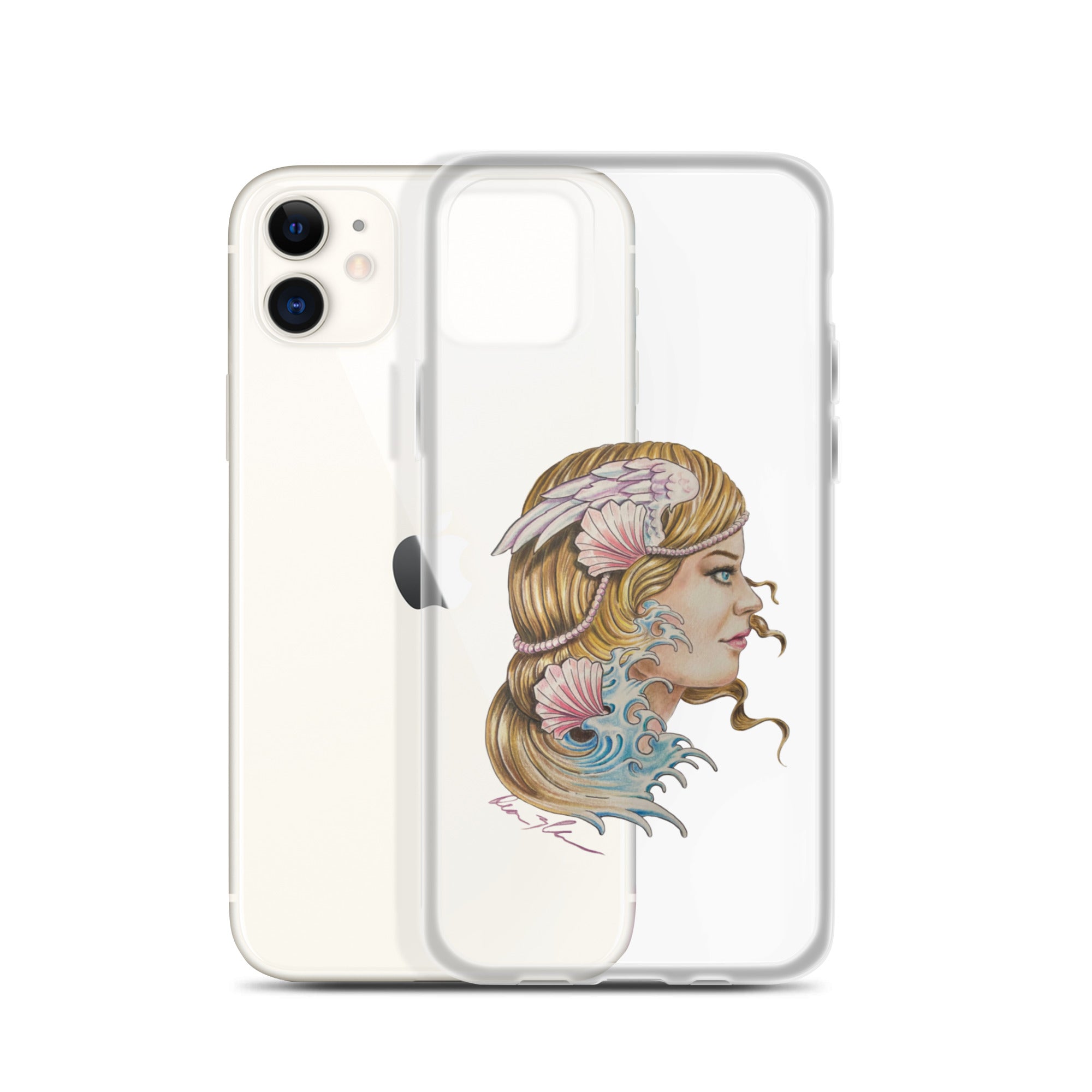 "Aphrodite" Dean McKee Original Clear Case for iPhone®