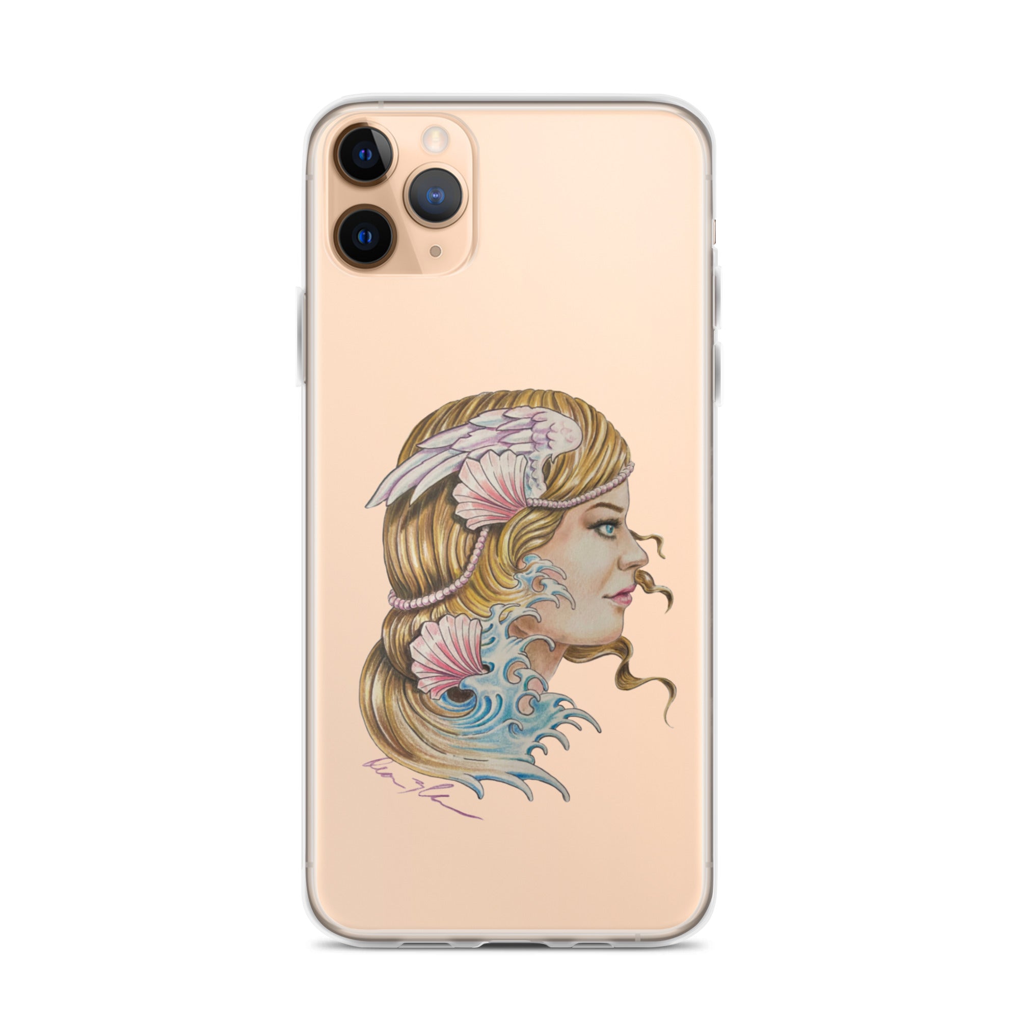 "Aphrodite" Dean McKee Original Clear Case for iPhone®