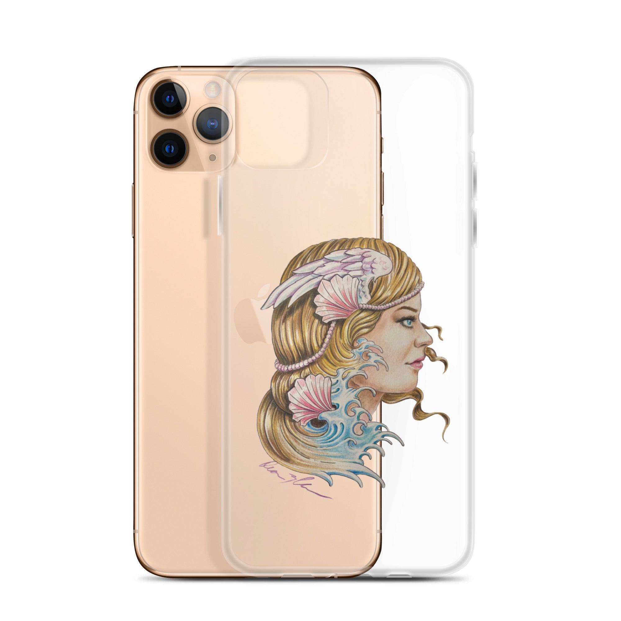 "Aphrodite" Dean McKee Original Clear Case for iPhone®
