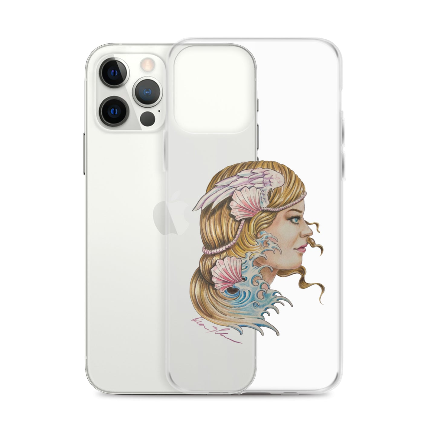"Aphrodite" Dean McKee Original Clear Case for iPhone®