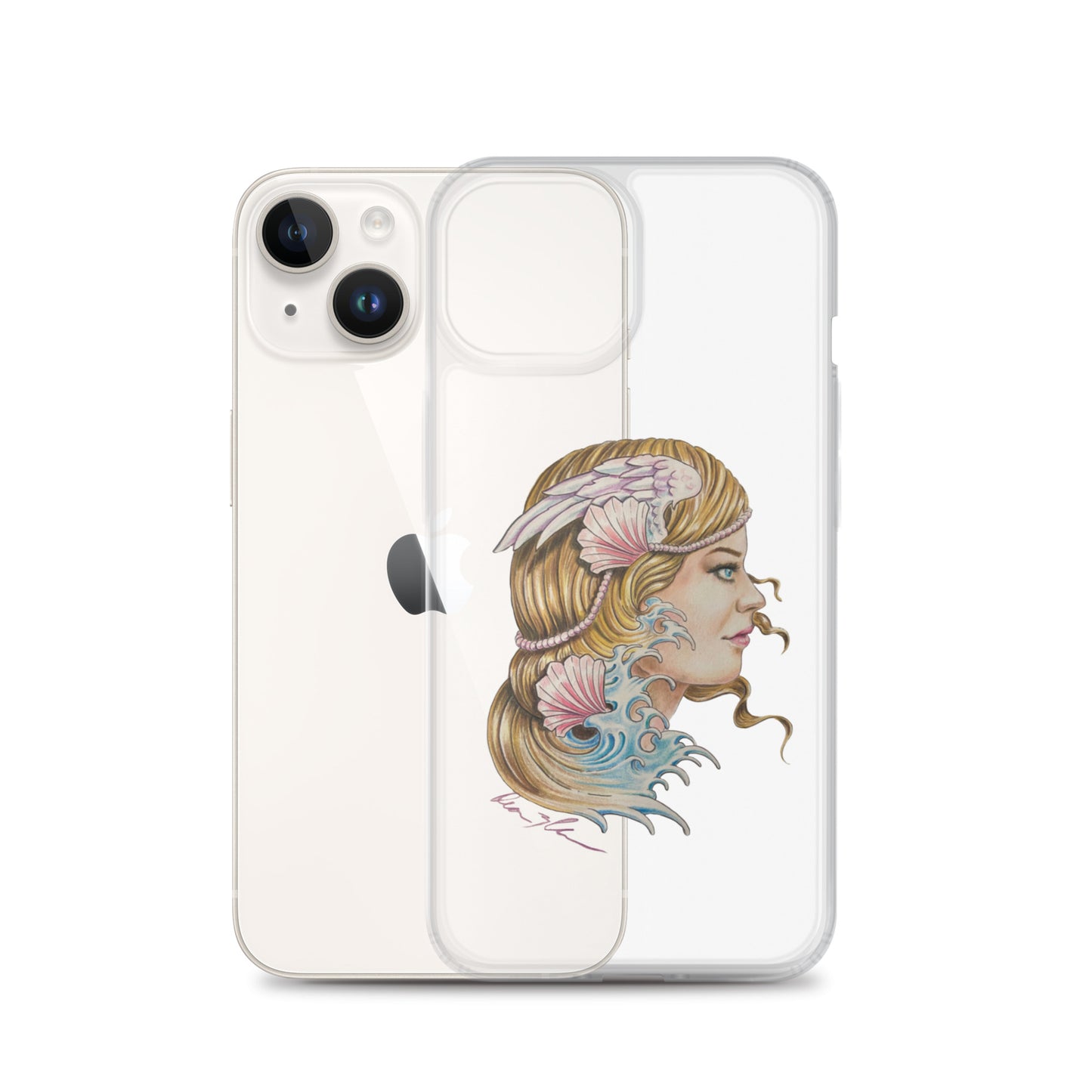 "Aphrodite" Dean McKee Original Clear Case for iPhone®