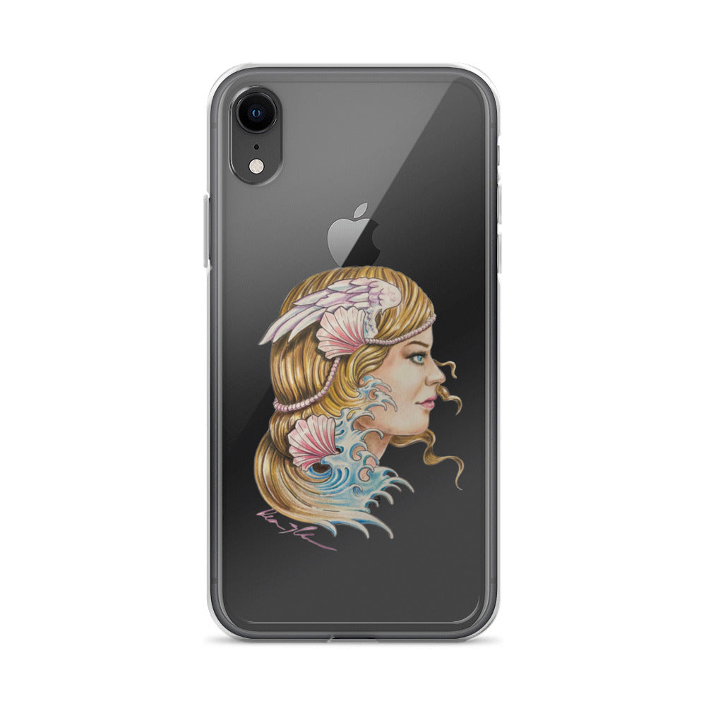 "Aphrodite" Dean McKee Original Clear Case for iPhone®