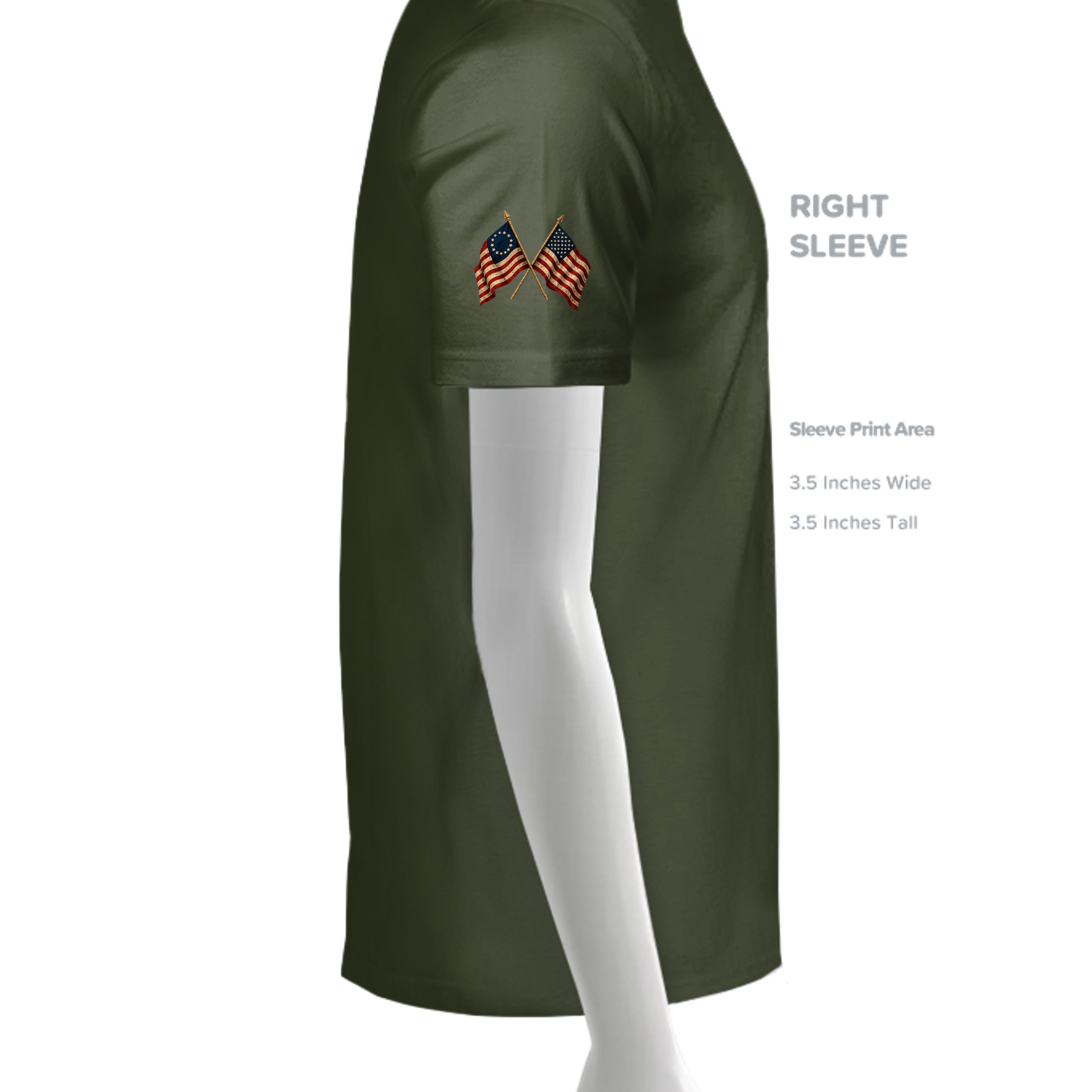 Military Green - 3001C - SLEEVE_RIGHT