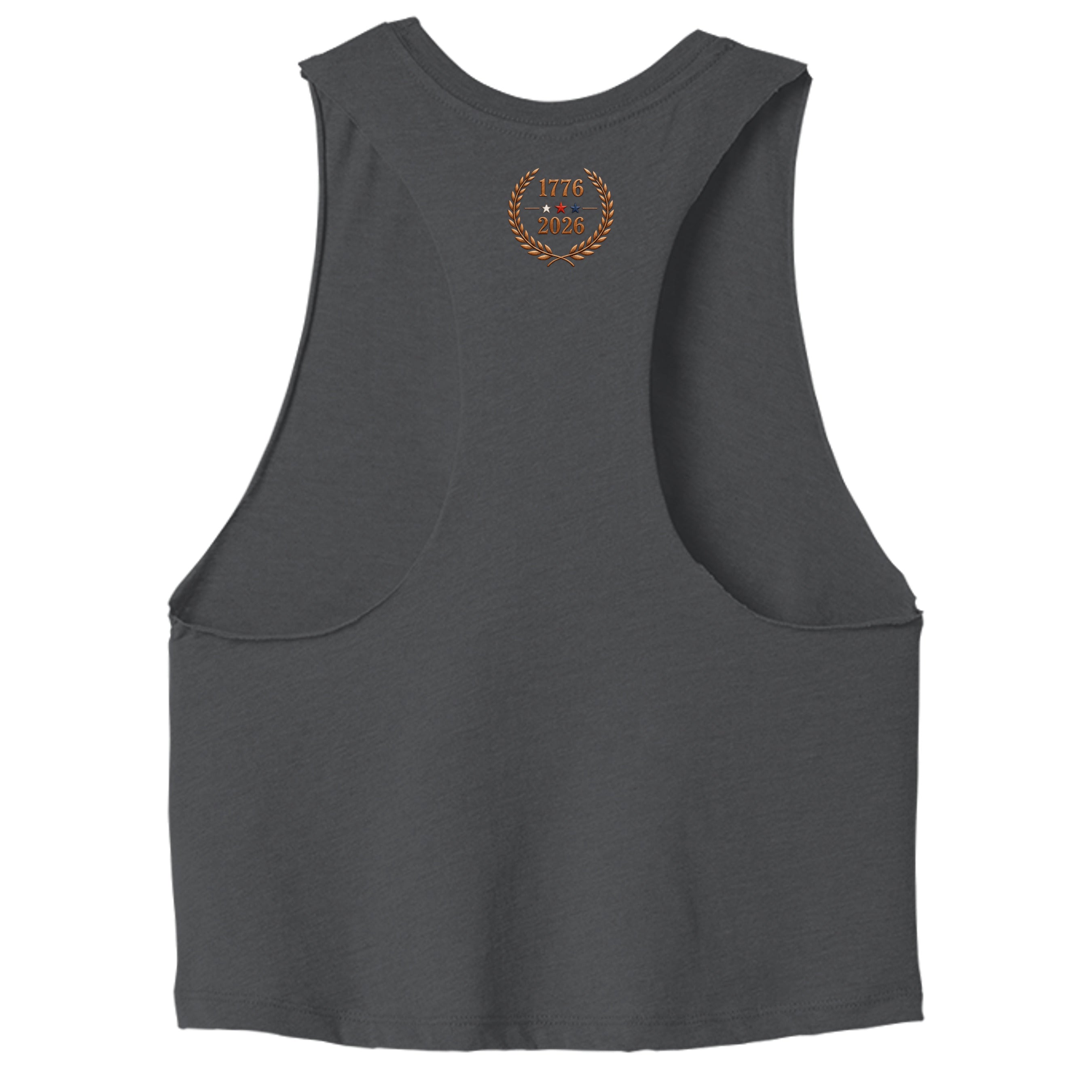 DARK GRY HEATHER - 6682 - BACK