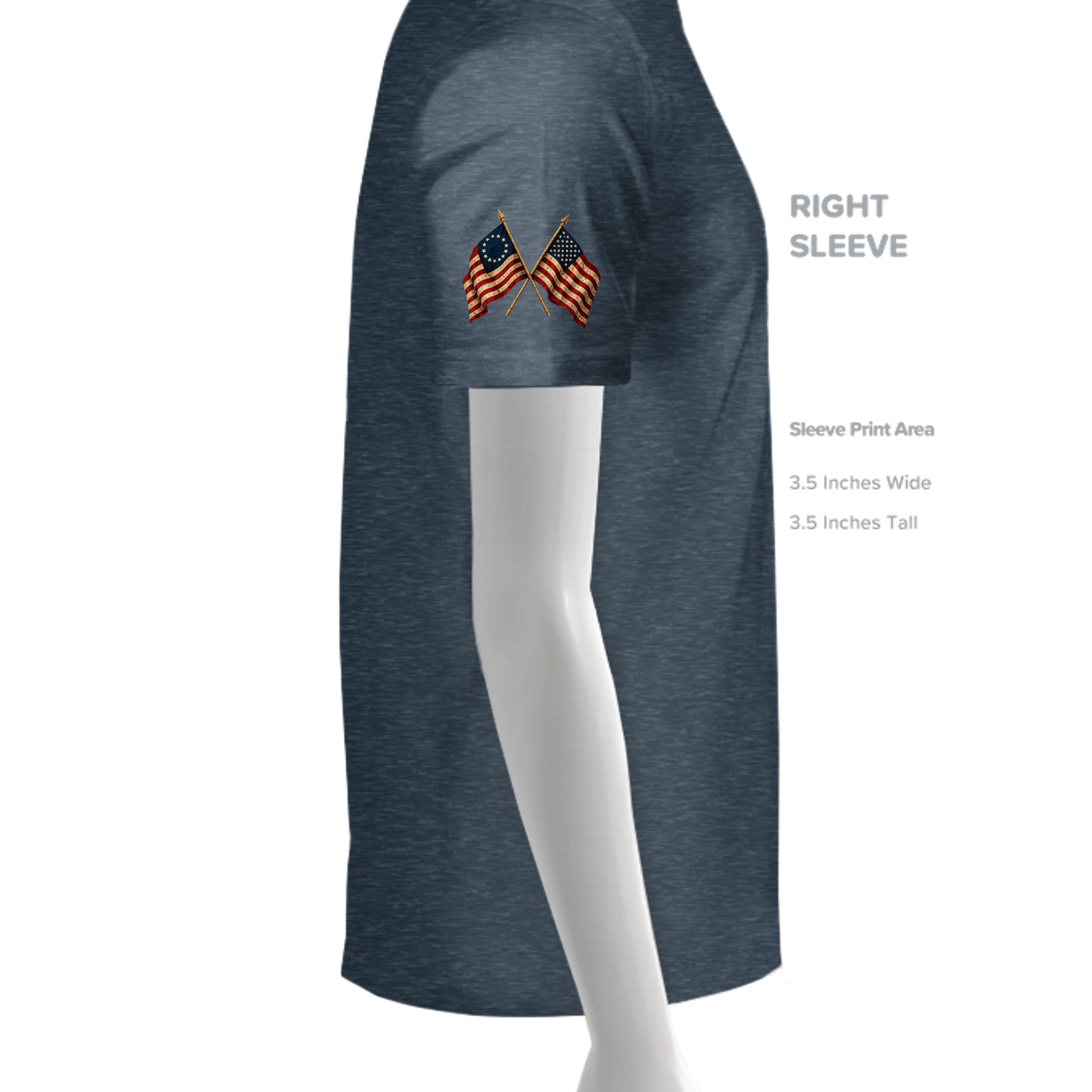 Vintage Navy - 3001C - SLEEVE_RIGHT