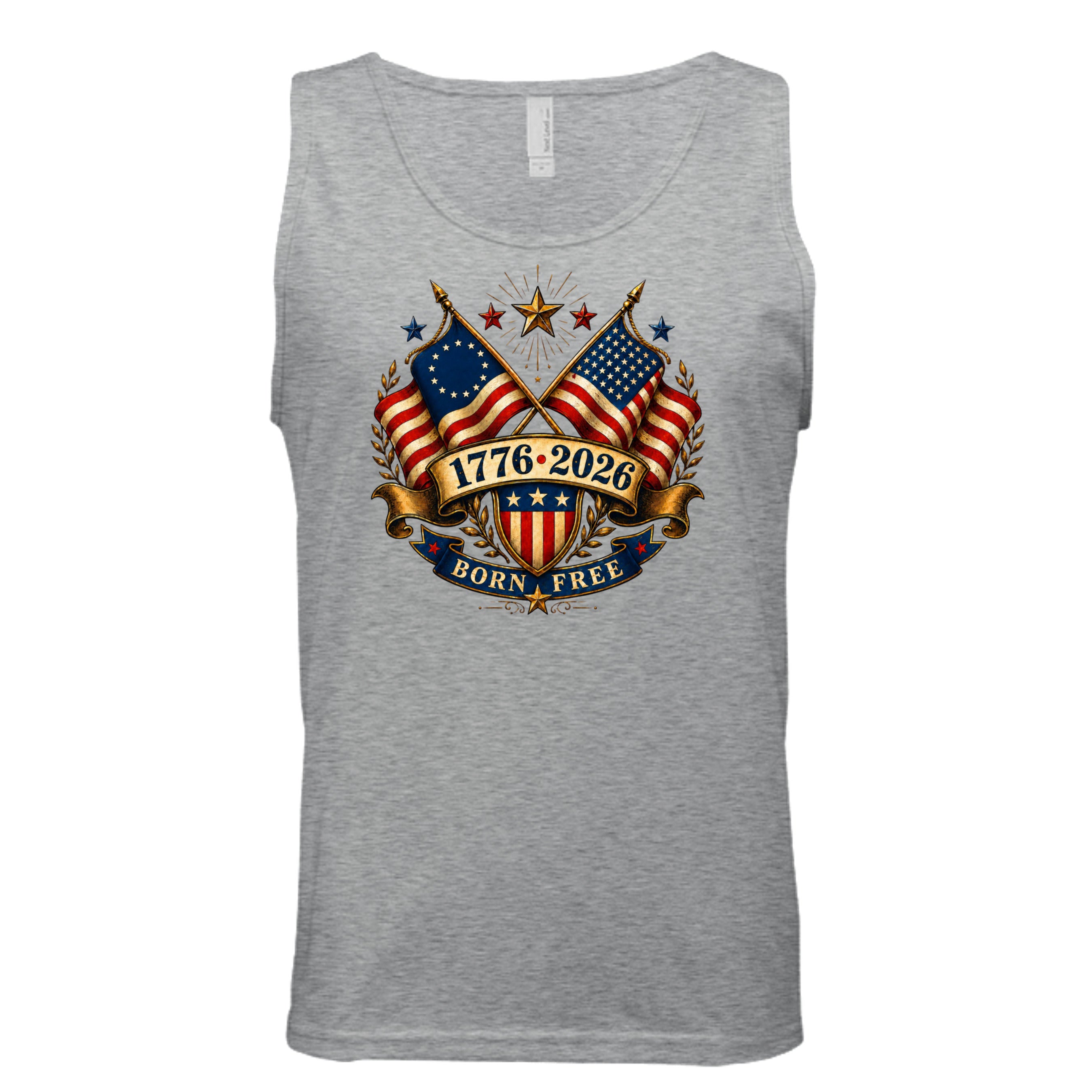 Heather Grey - 3633 - FRONT