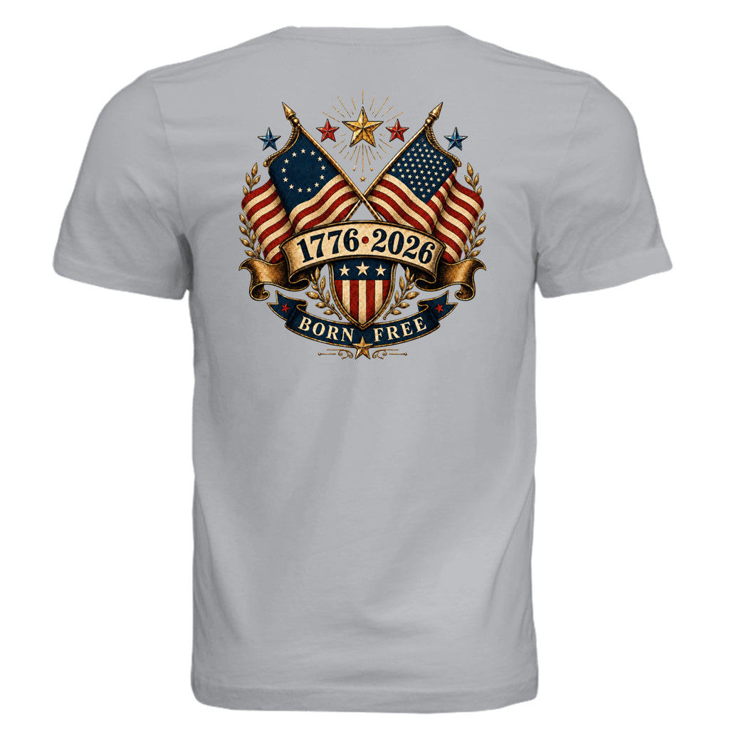 Solid Athletic Grey - 3001C - BACK