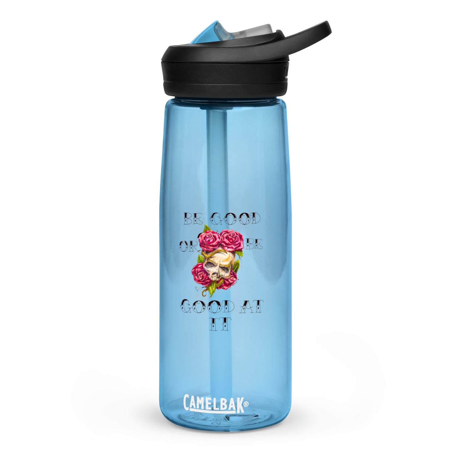 "Be Good or Be Good at It" Dean McKee Original Sports water bottle